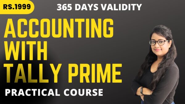 Accounting with Tally Prime - 365 Validity