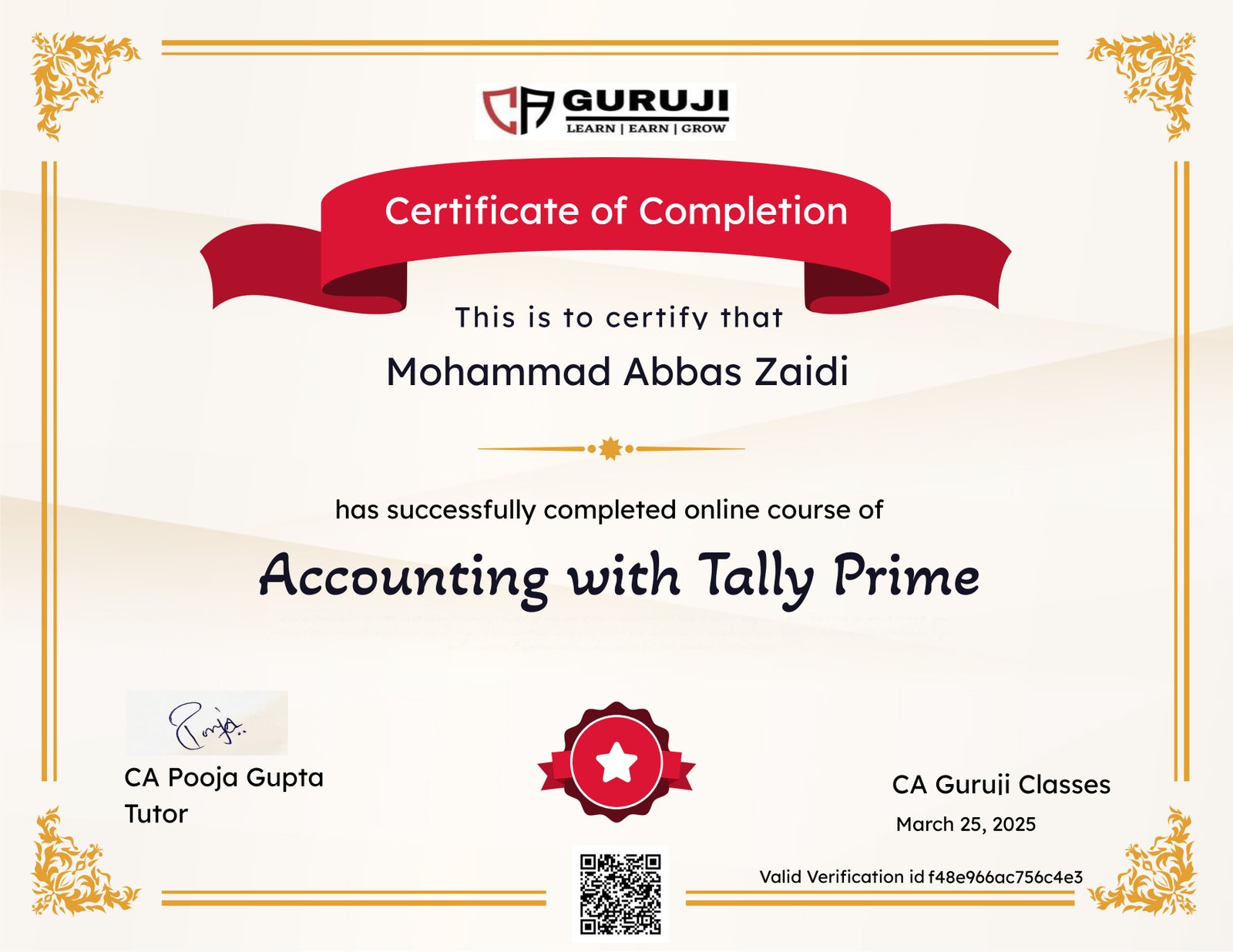 Accounting with Tally Prime